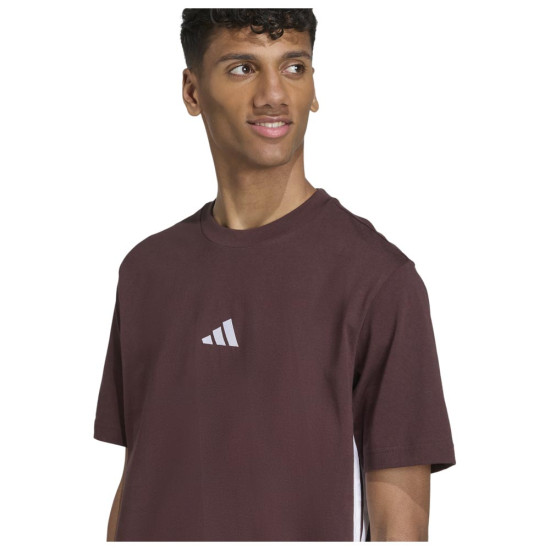 Adidas Ανδρική κοντομάνικη μπλούζα Essentials 3-Stripes Single Jersey Tee